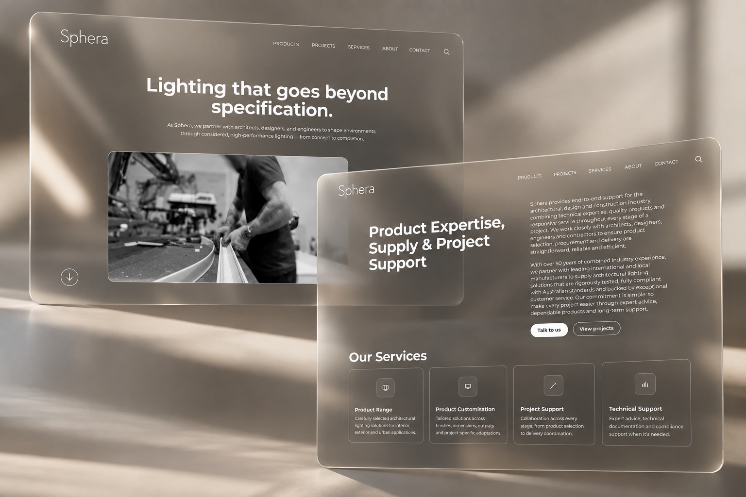 Sphera custom digital pages